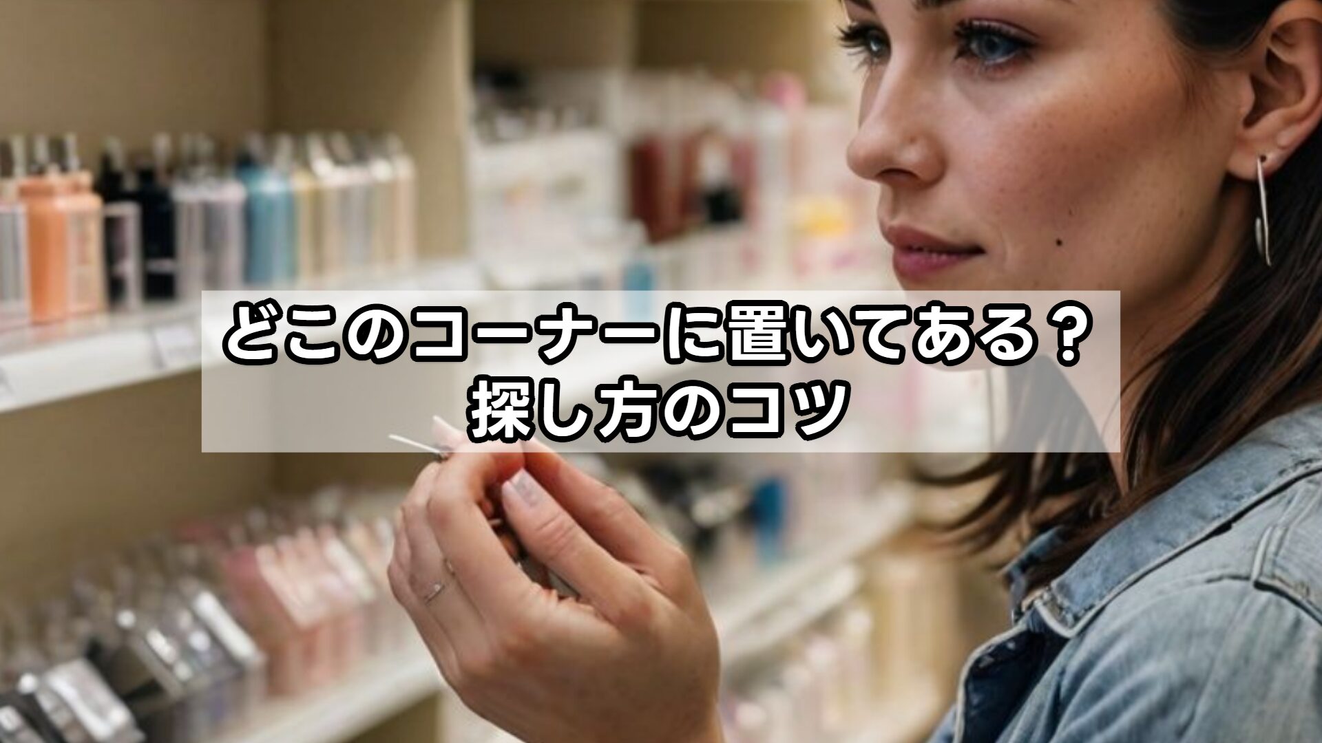 どこのコーナーに置いてある？探し方のコツ