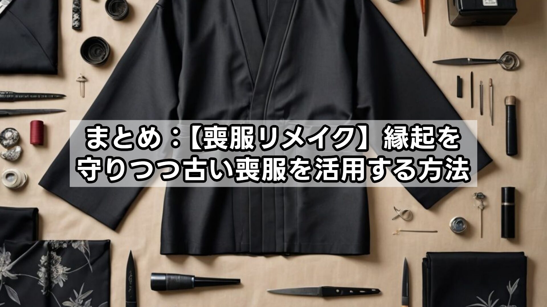 まとめ：【喪服リメイク】縁起を守りつつ古い喪服を活用する方法