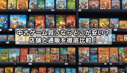 中古ゲーム買うならどこが安い？店舗と通販を徹底比較！