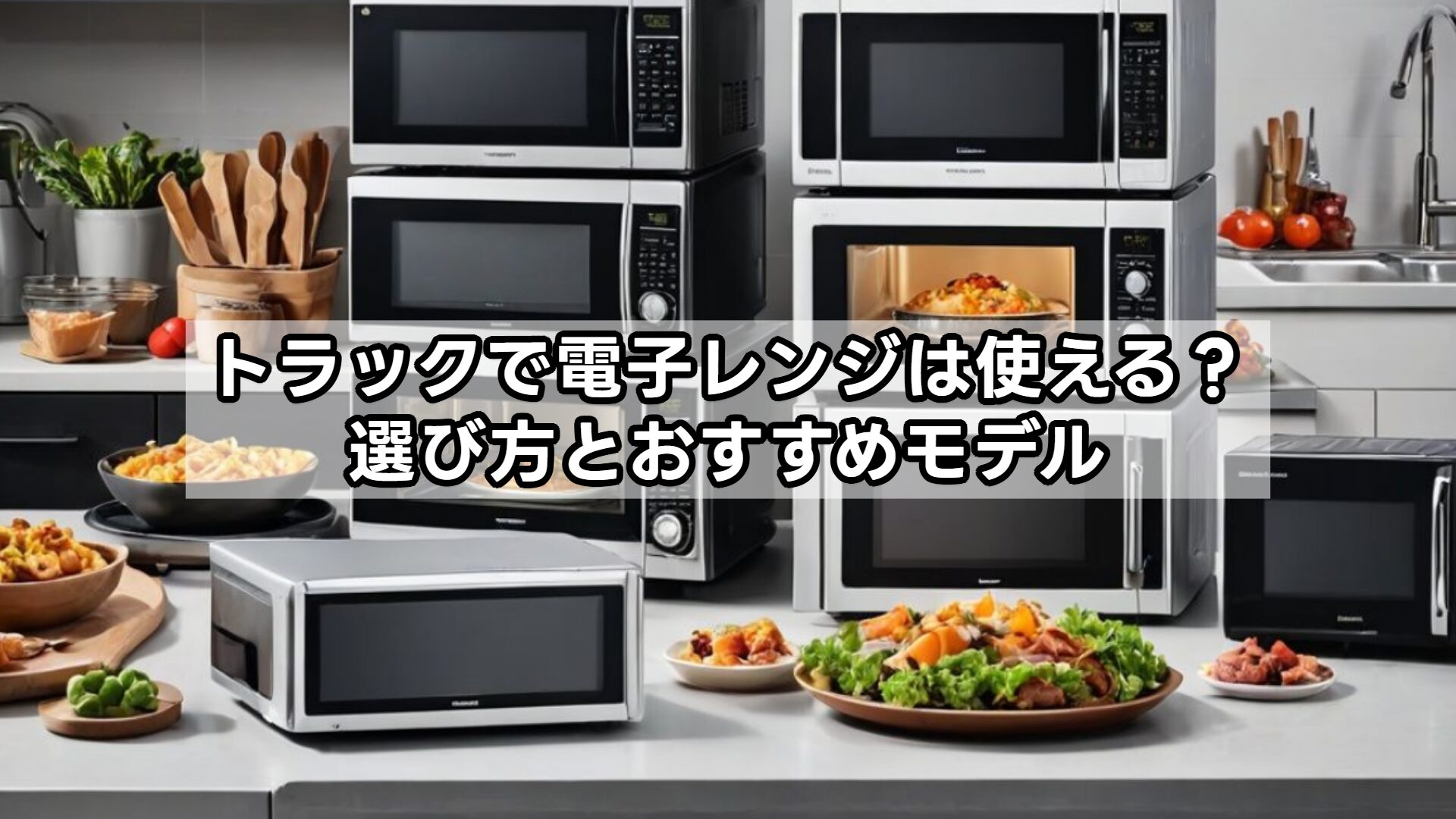 トラックで電子レンジは使える?選び方とおすすめモデル