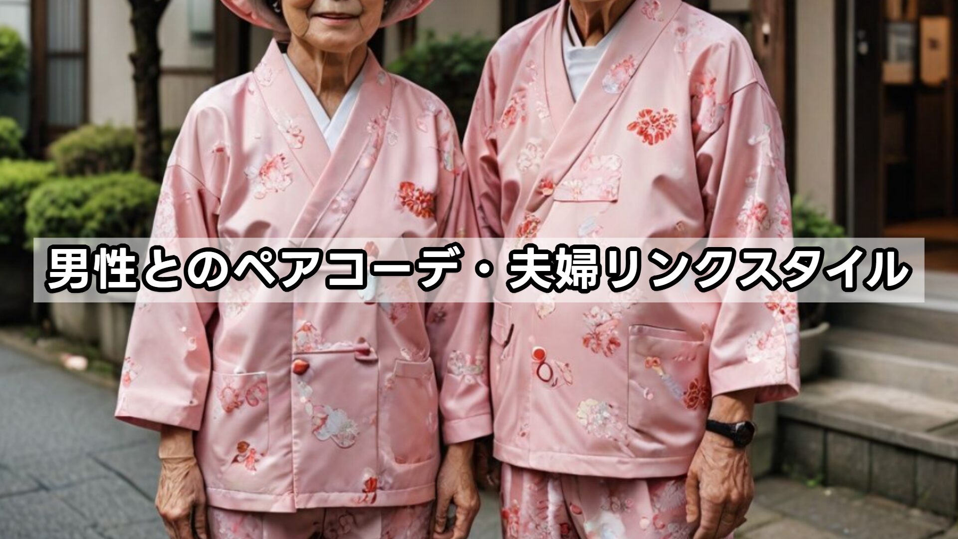 男性とのペアコーデ・夫婦リンクスタイル