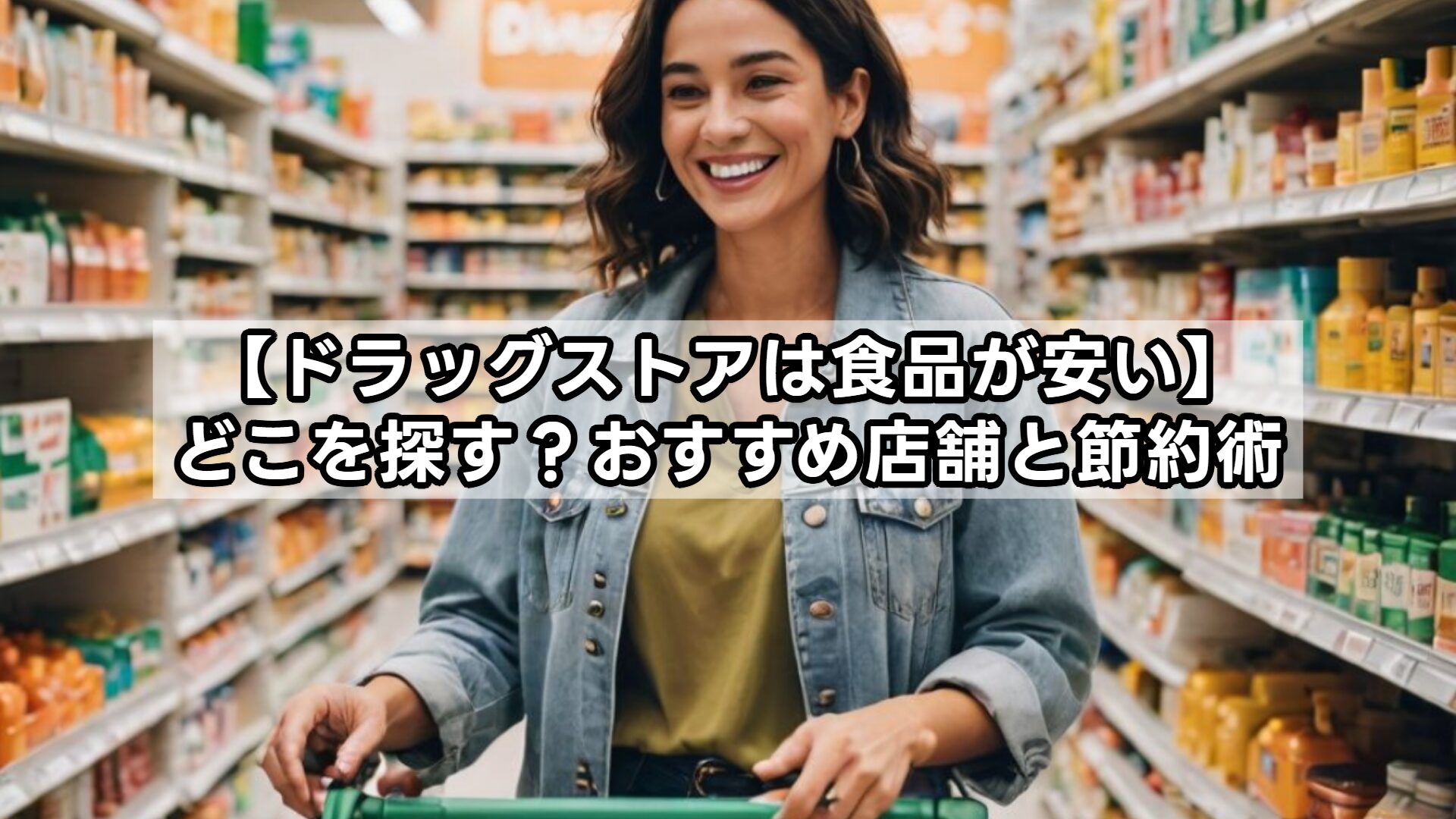 【ドラッグストアは食品が安い】どこを探す？おすすめ店舗と節約術