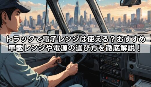 トラックで電子レンジは使える？おすすめ車載レンジや電源の選び方を徹底解説！