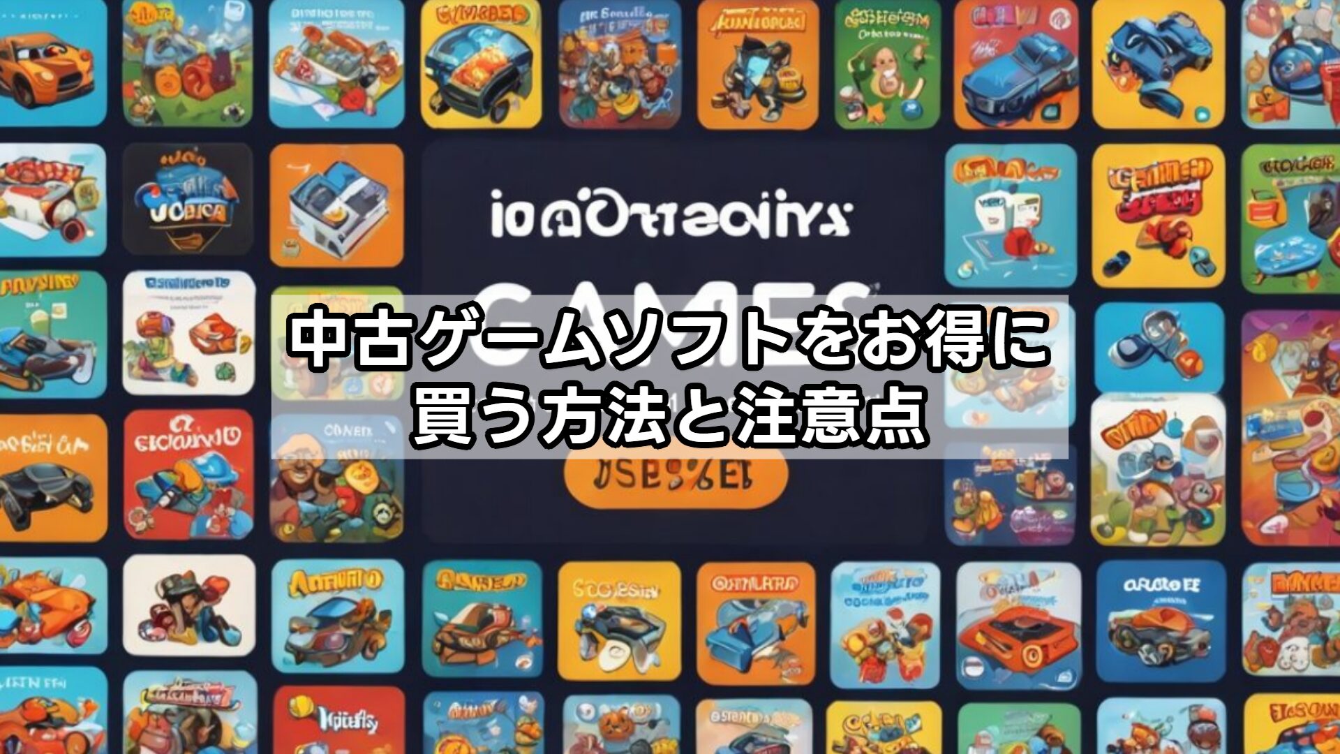 中古ゲームソフトをお得に買う方法と注意点