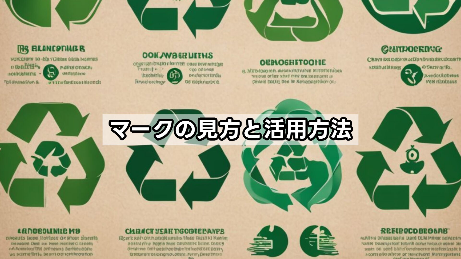 マークの見方と活用方法
