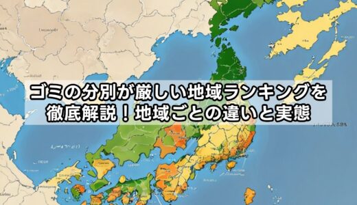 ゴミの分別が厳しいランキングを徹底解説！地域ごとの違いと実態