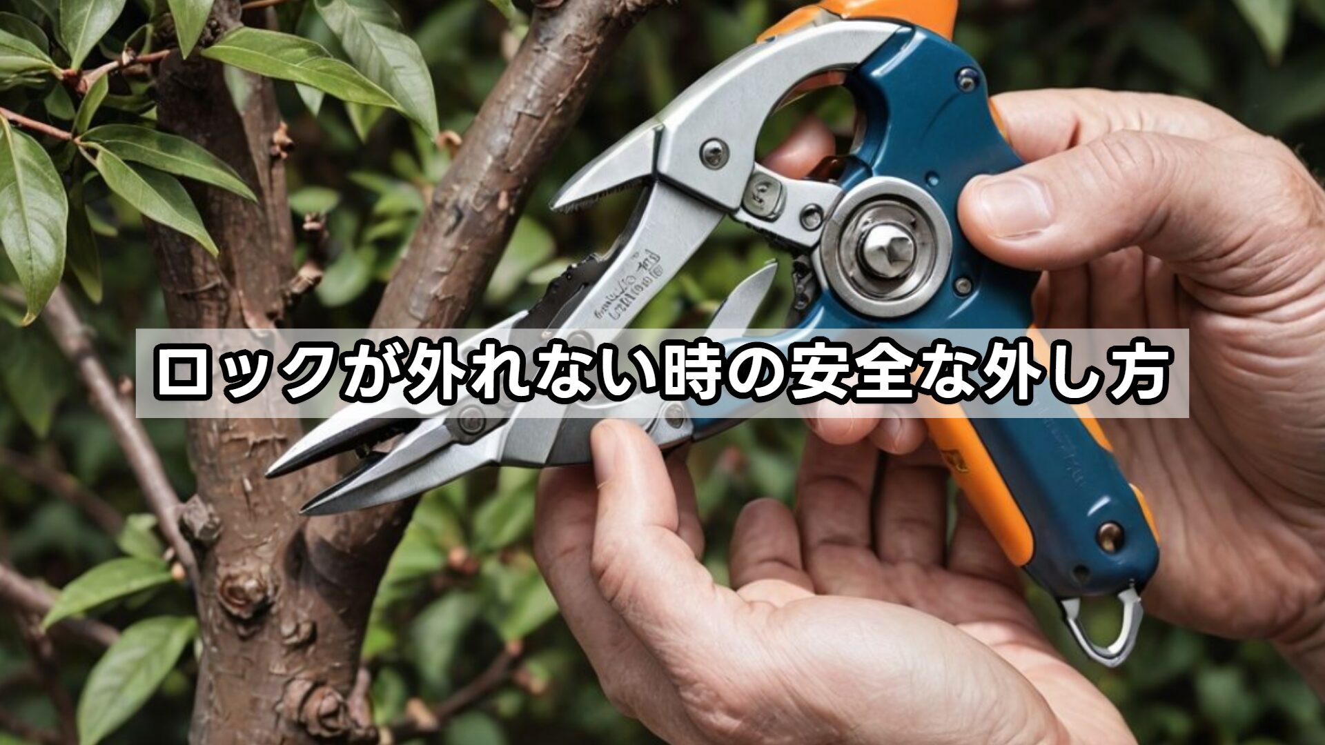 ロックが外れない時の安全な外し方