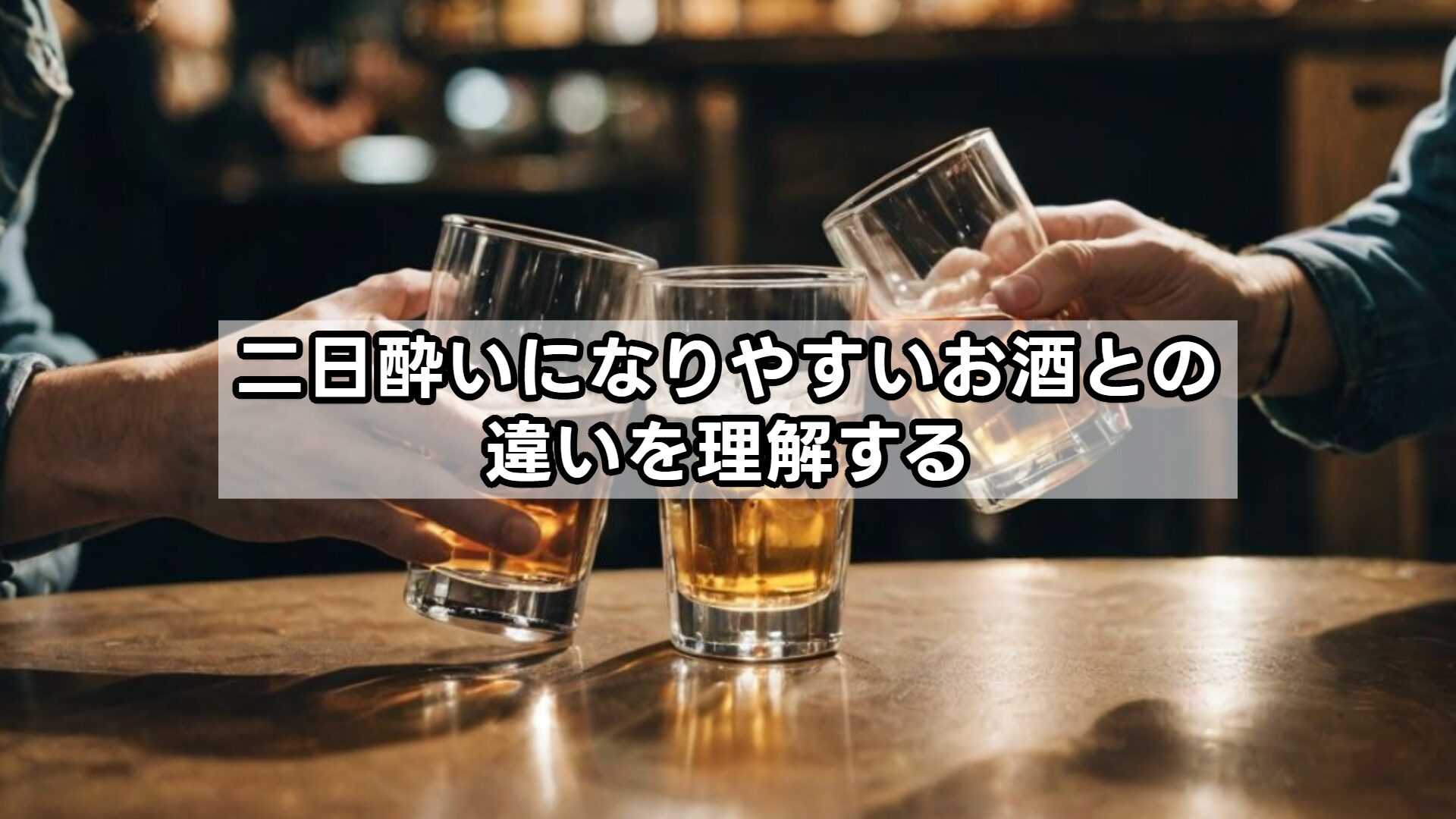 二日酔いになりやすいお酒との違いを理解する
