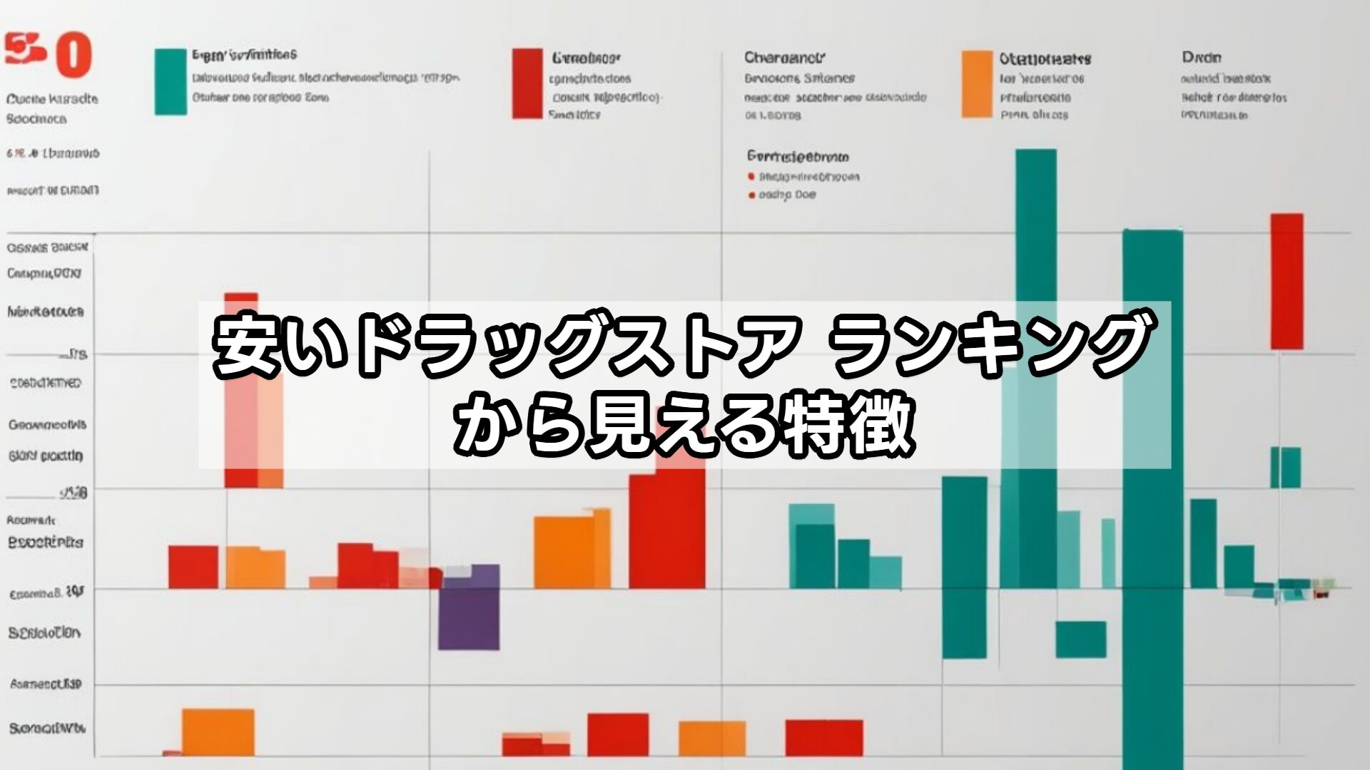 安いドラッグストア ランキングから見える特徴