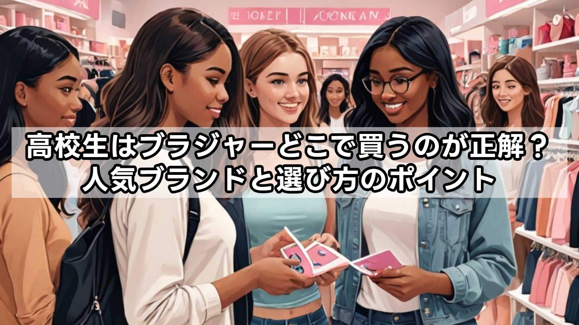 高校生はブラジャーどこで買うのが正解?人気ブランドと選び方のポイント