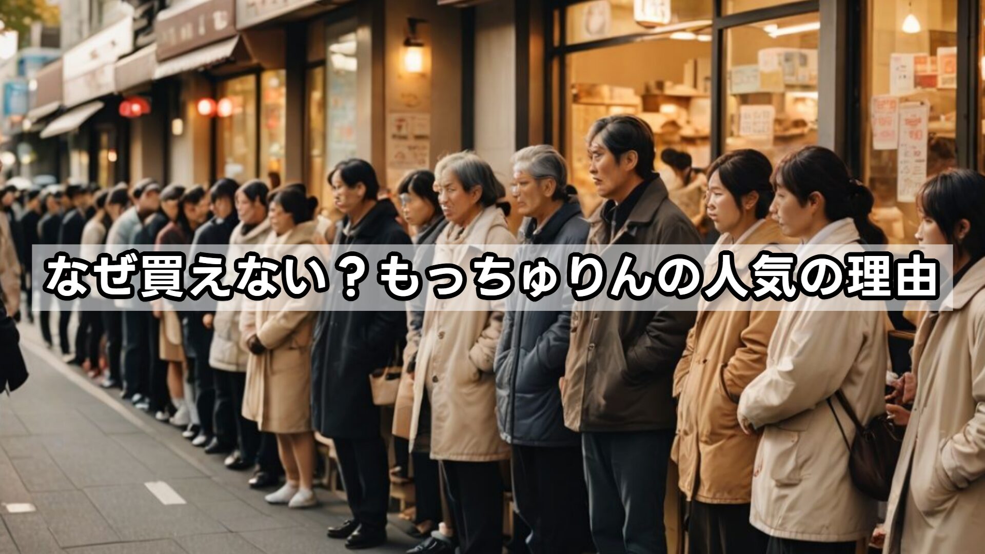 なぜ買えない？もっちゅりんの人気の理由