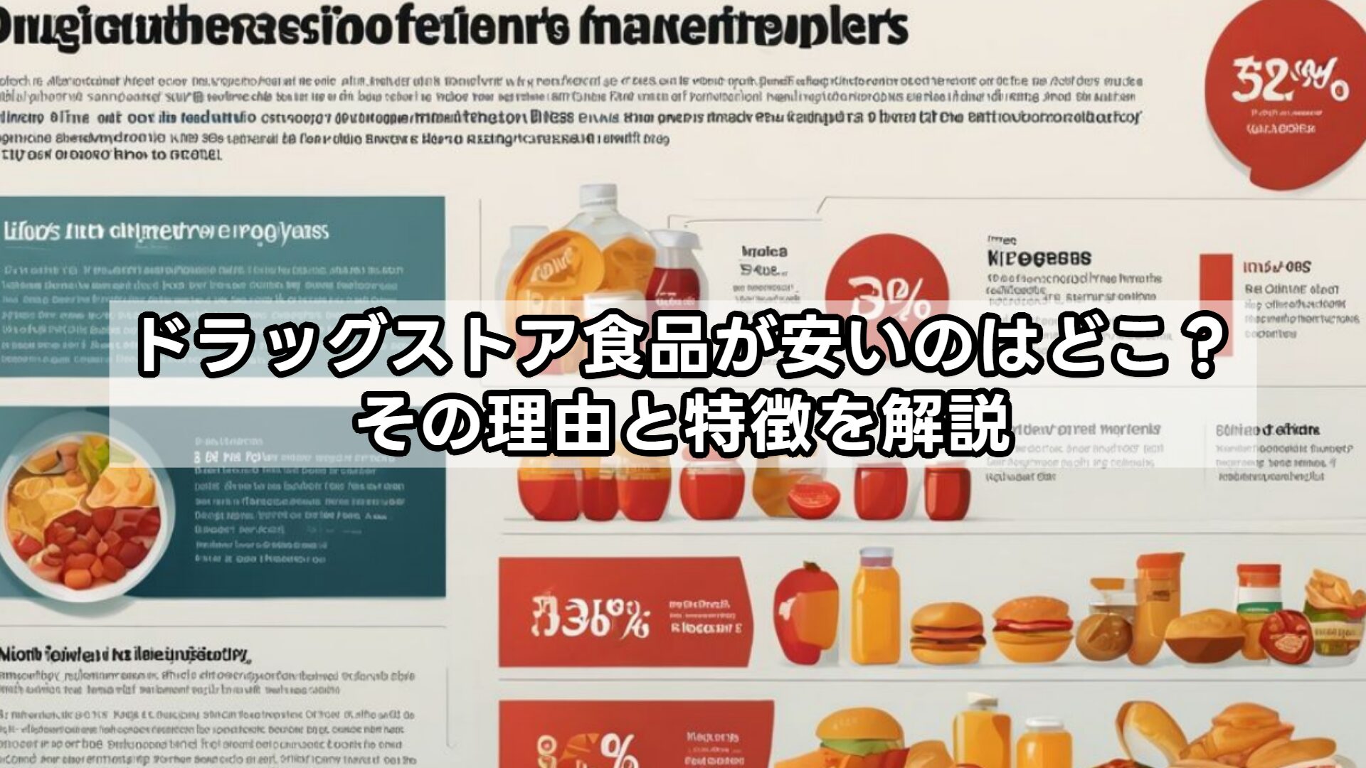 ドラッグストア食品が安いのはどこ？その理由と特徴を解説