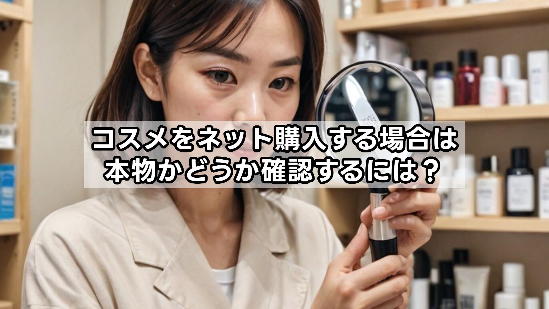 コスメをネット購入する場合は本物かどうか確認するには?