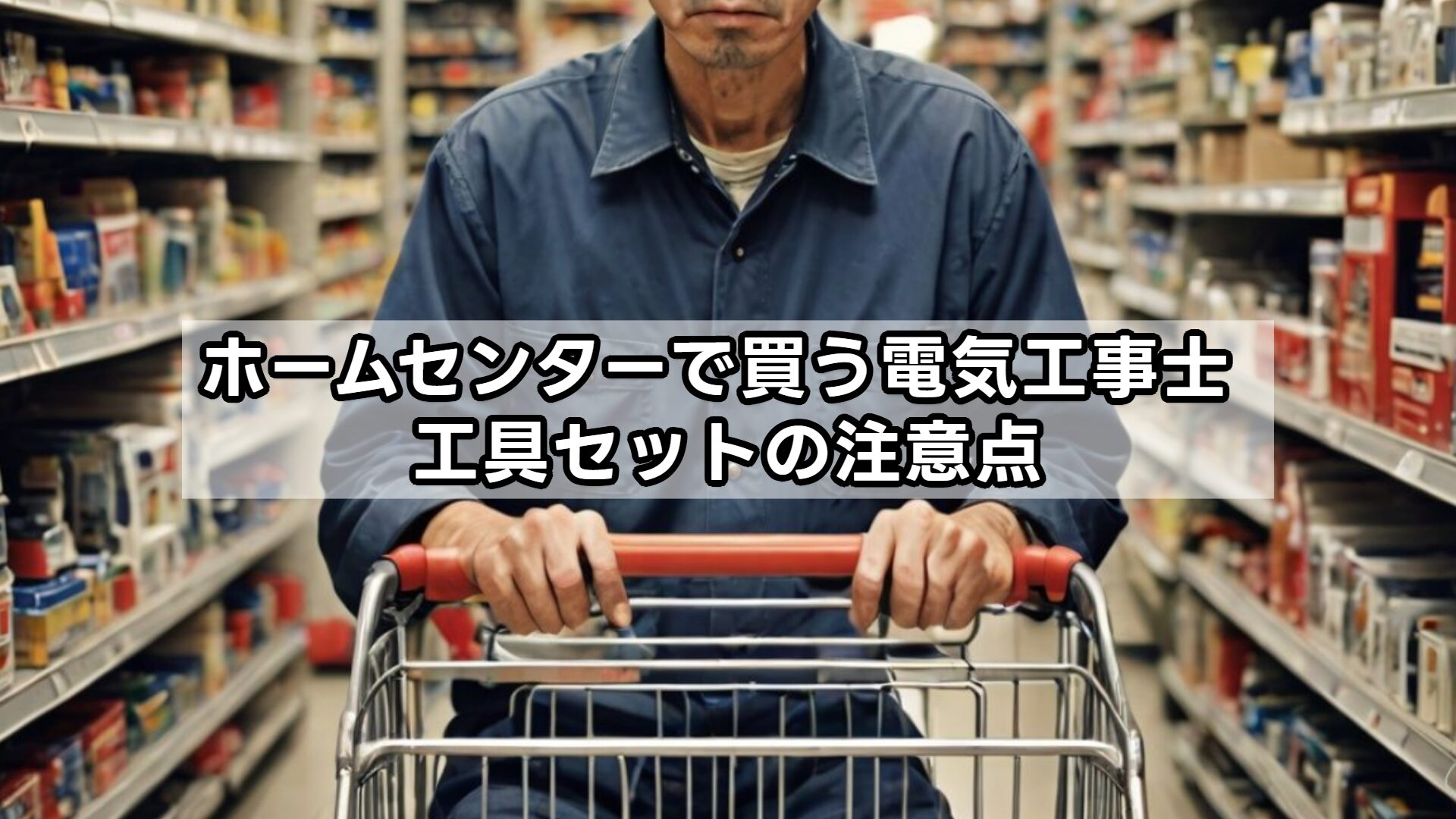 ホームセンターで買う電気工事士 工具セットの注意点