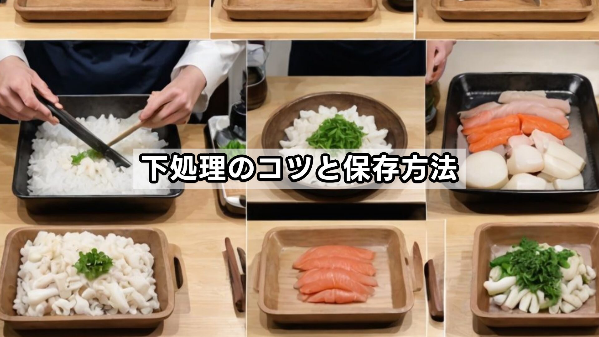 下処理のコツと保存方法