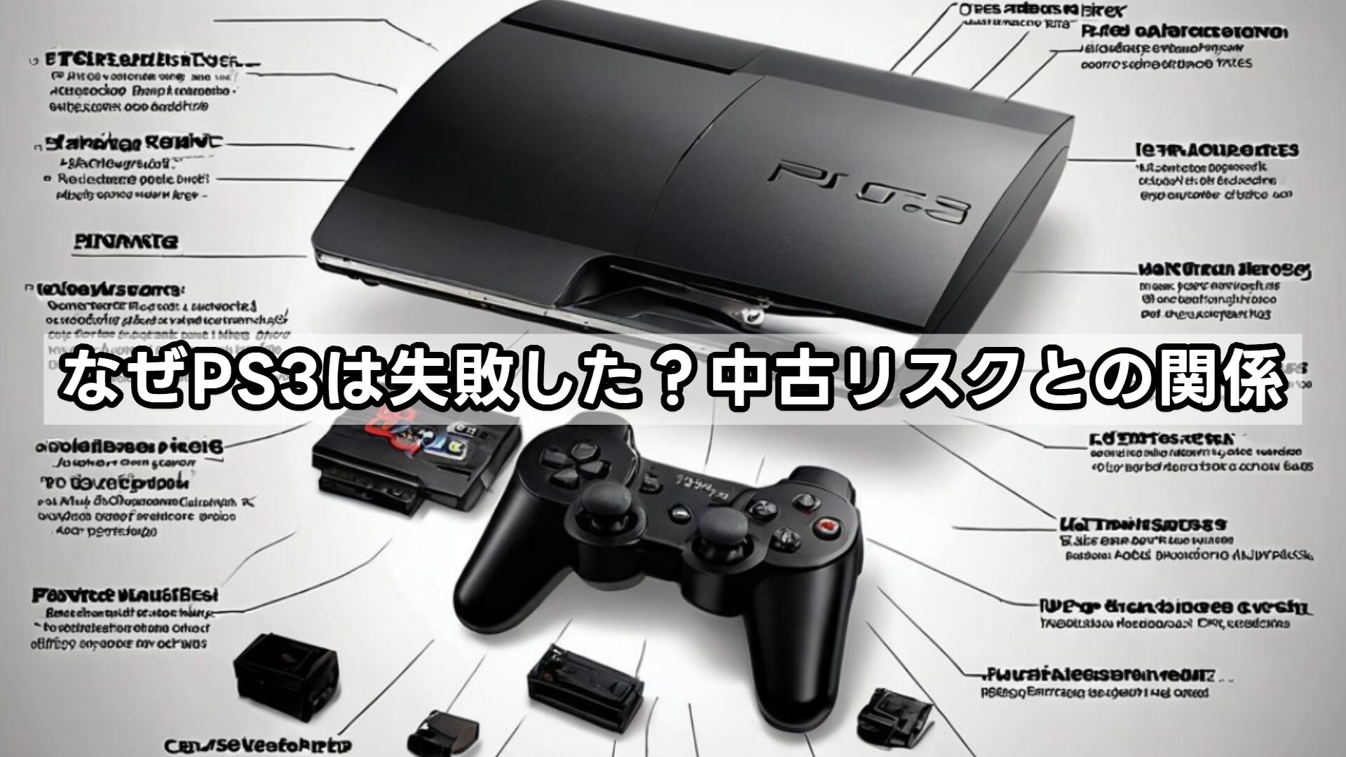 なぜPS3は失敗した?中古リスクとの関係