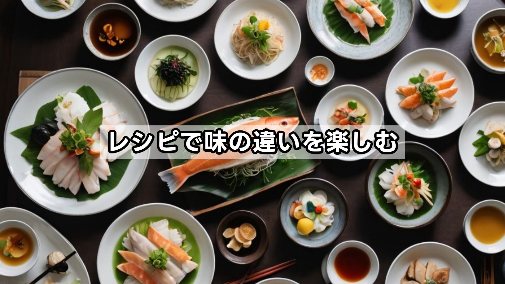 レシピで味の違いを楽しむ