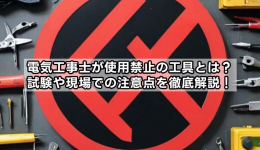 電気工事士が使用禁止の工具とは？試験や現場での注意点を徹底解説！
