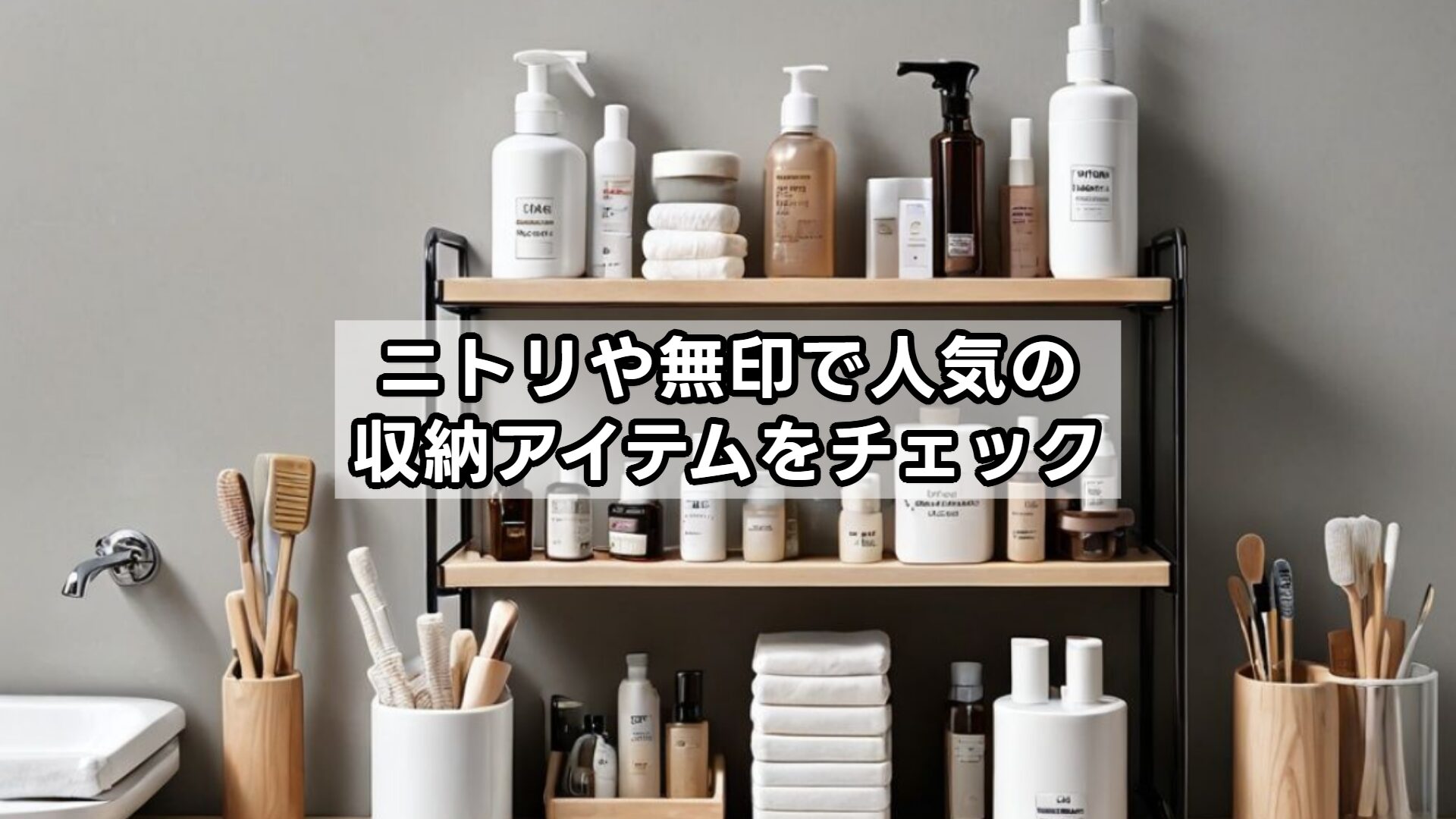 ニトリや無印で人気の収納アイテムをチェック