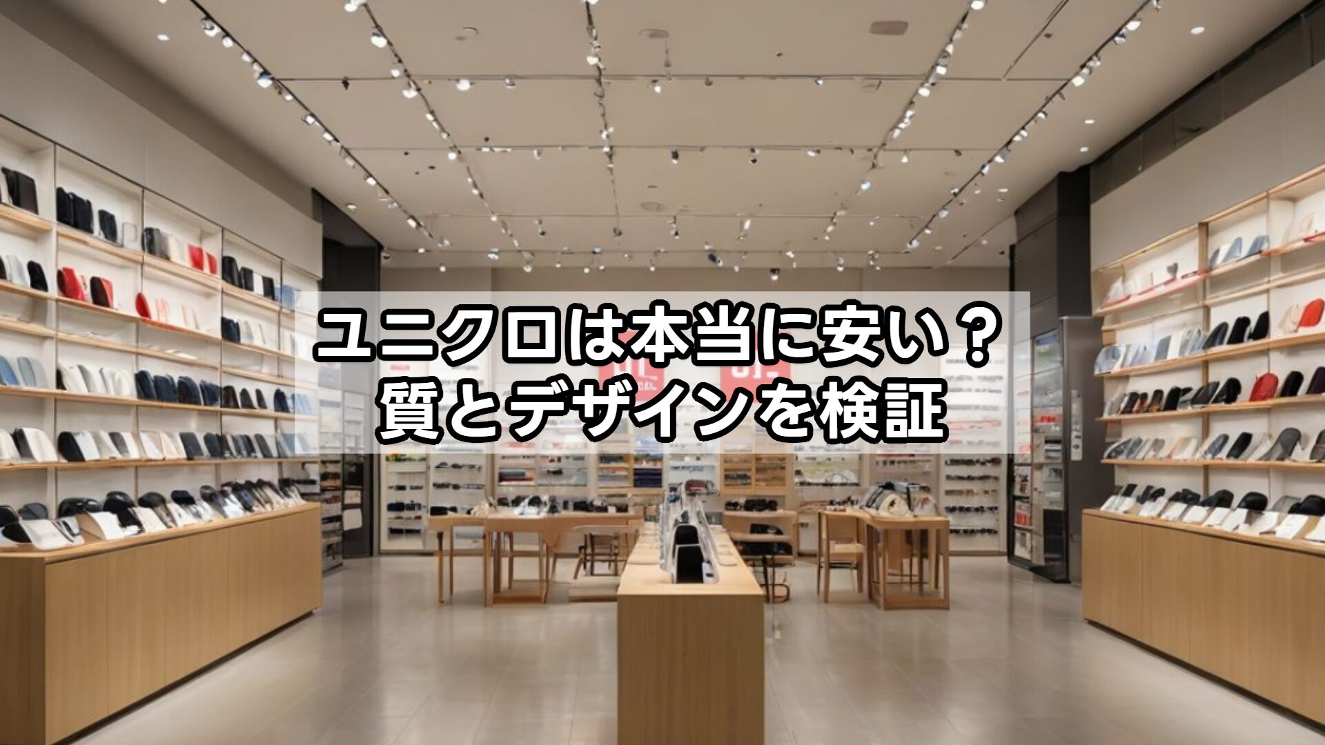 ユニクロは本当に安い？質とデザインを検証