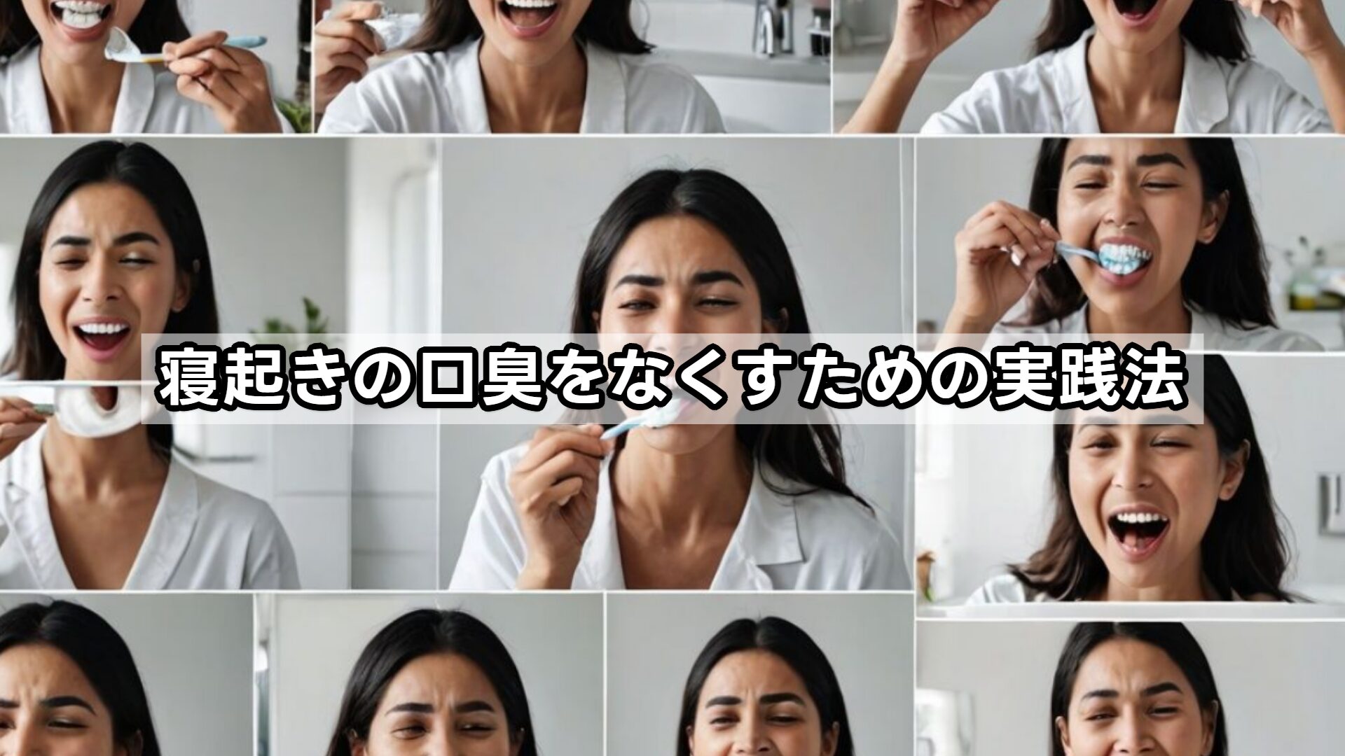 寝起きの口臭をなくすための実践法