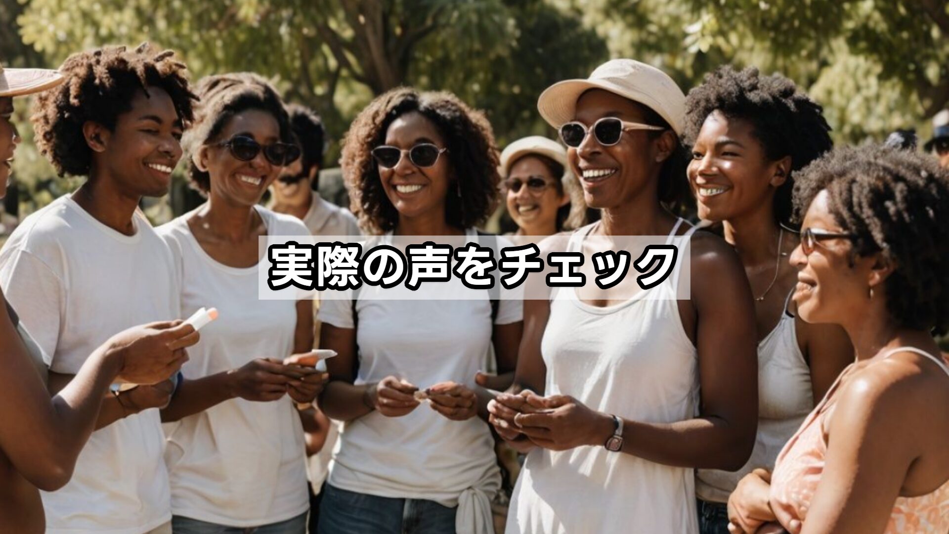 実際の声をチェック