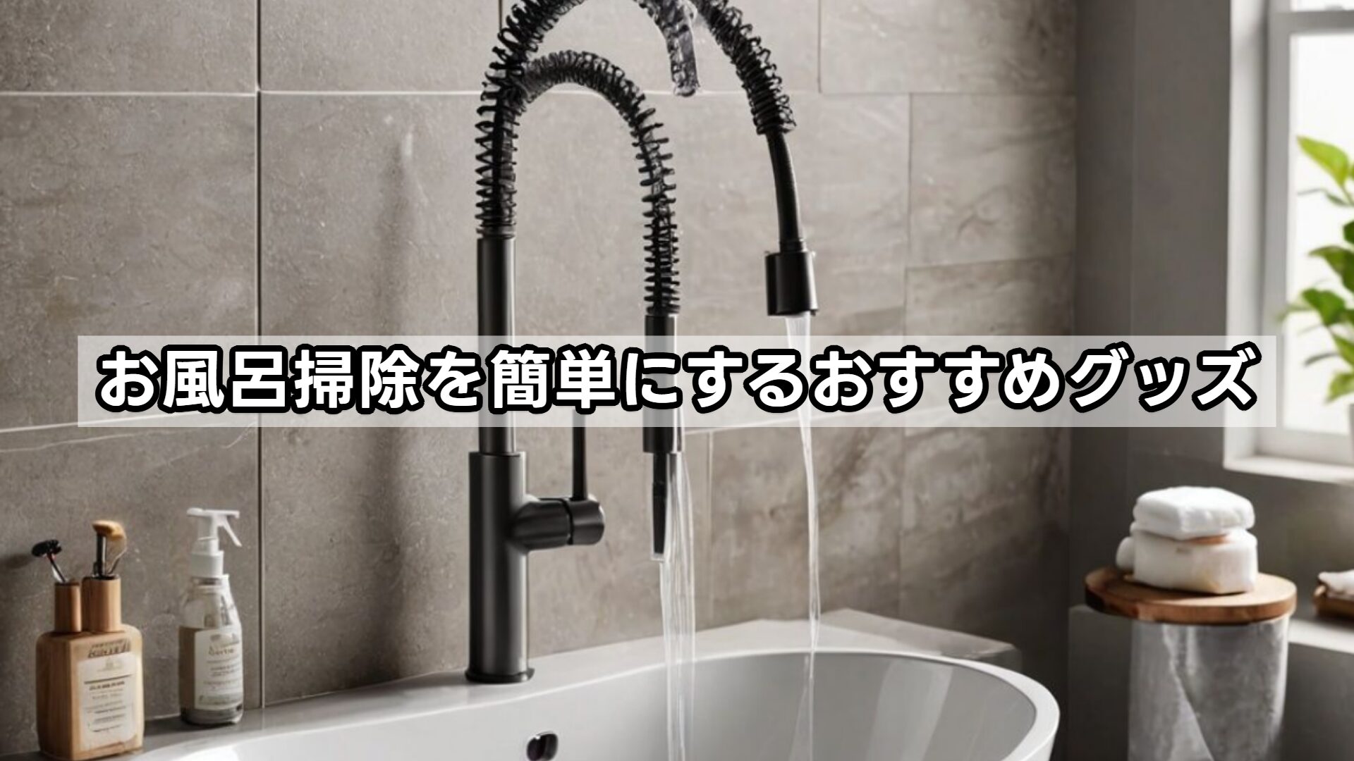 お風呂掃除を簡単にするおすすめグッズ