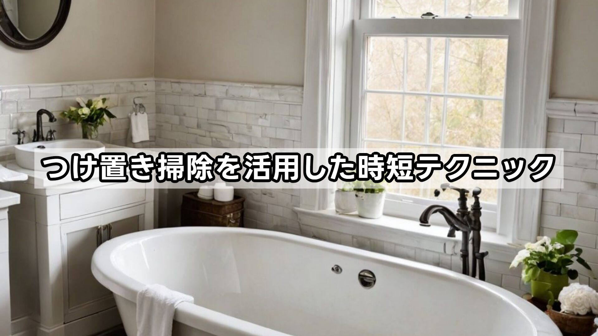 つけ置き掃除を活用した時短テクニック