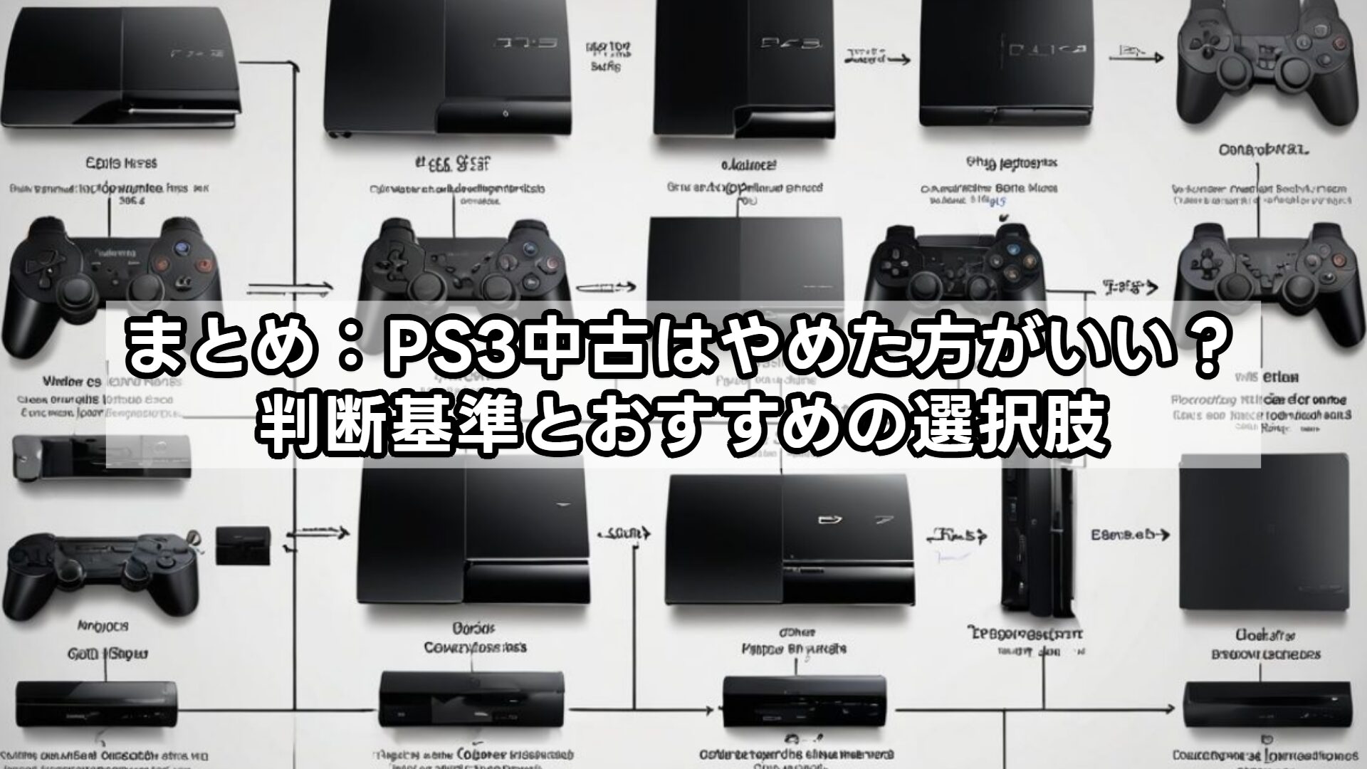 まとめ:PS3中古はやめた方がいい?判断基準とおすすめの選択肢