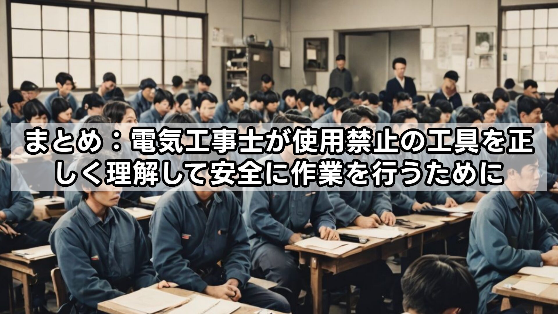 まとめ：電気工事士が使用禁止の工具を正しく理解して安全に作業を行うために