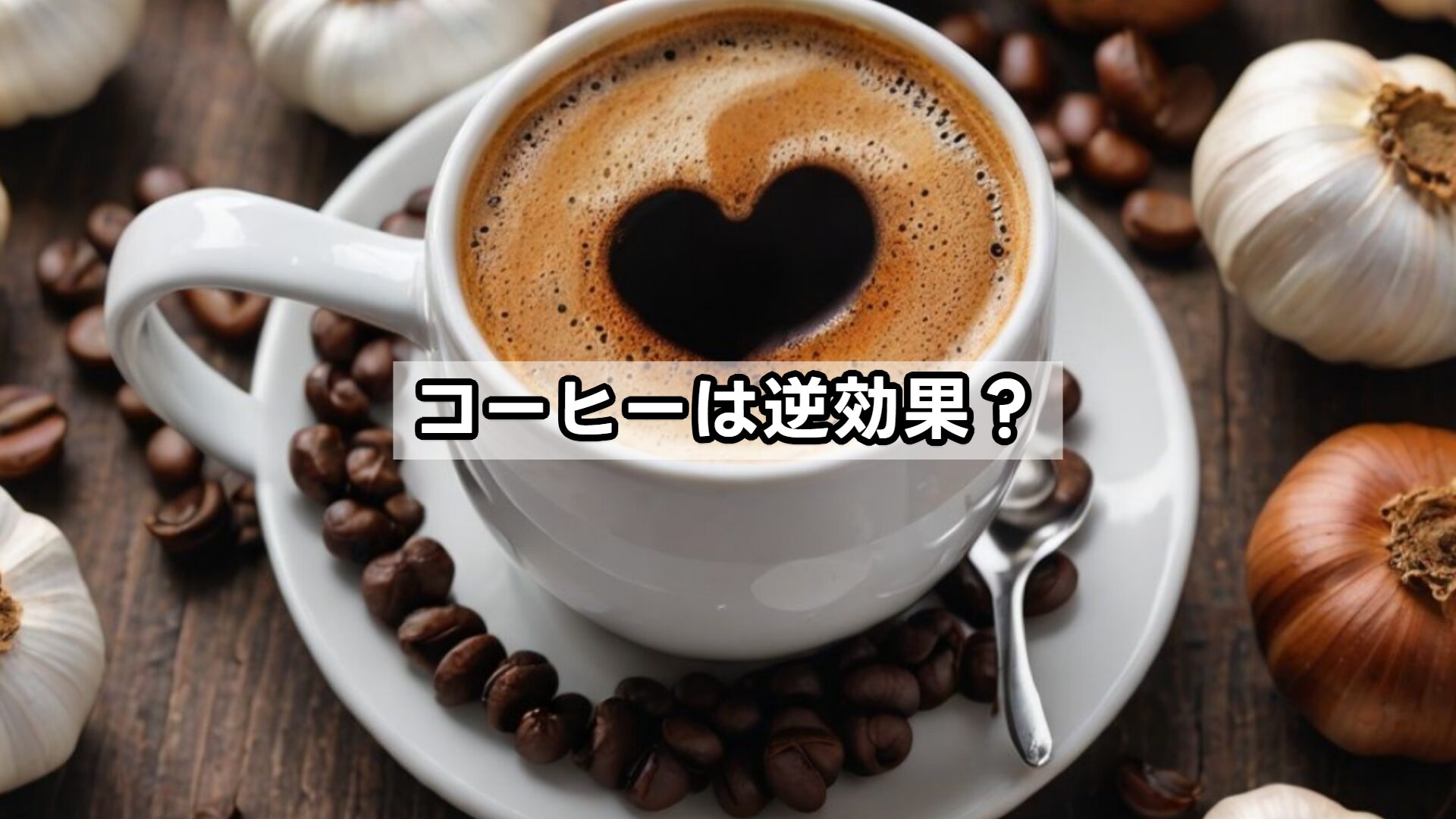 コーヒーは逆効果？