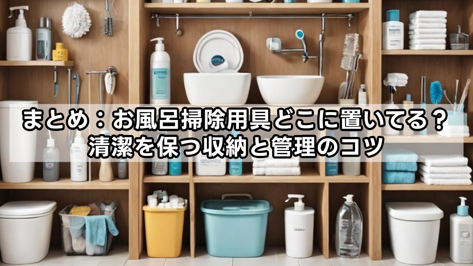 まとめ:お風呂掃除用具どこに置いてる?清潔を保つ収納と管理のコツ