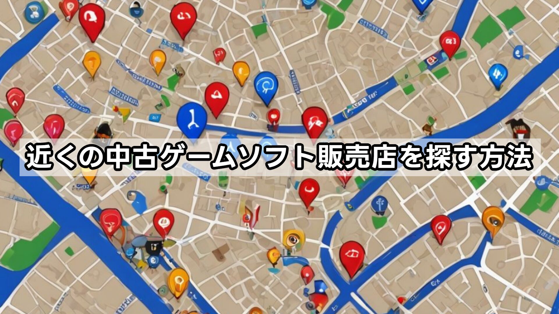 近くの中古ゲームソフト販売店を探す方法