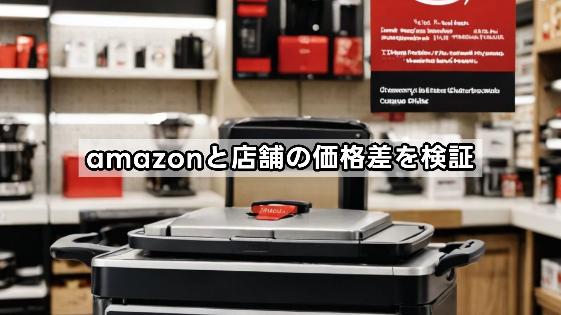 amazonと店舗の価格差を検証