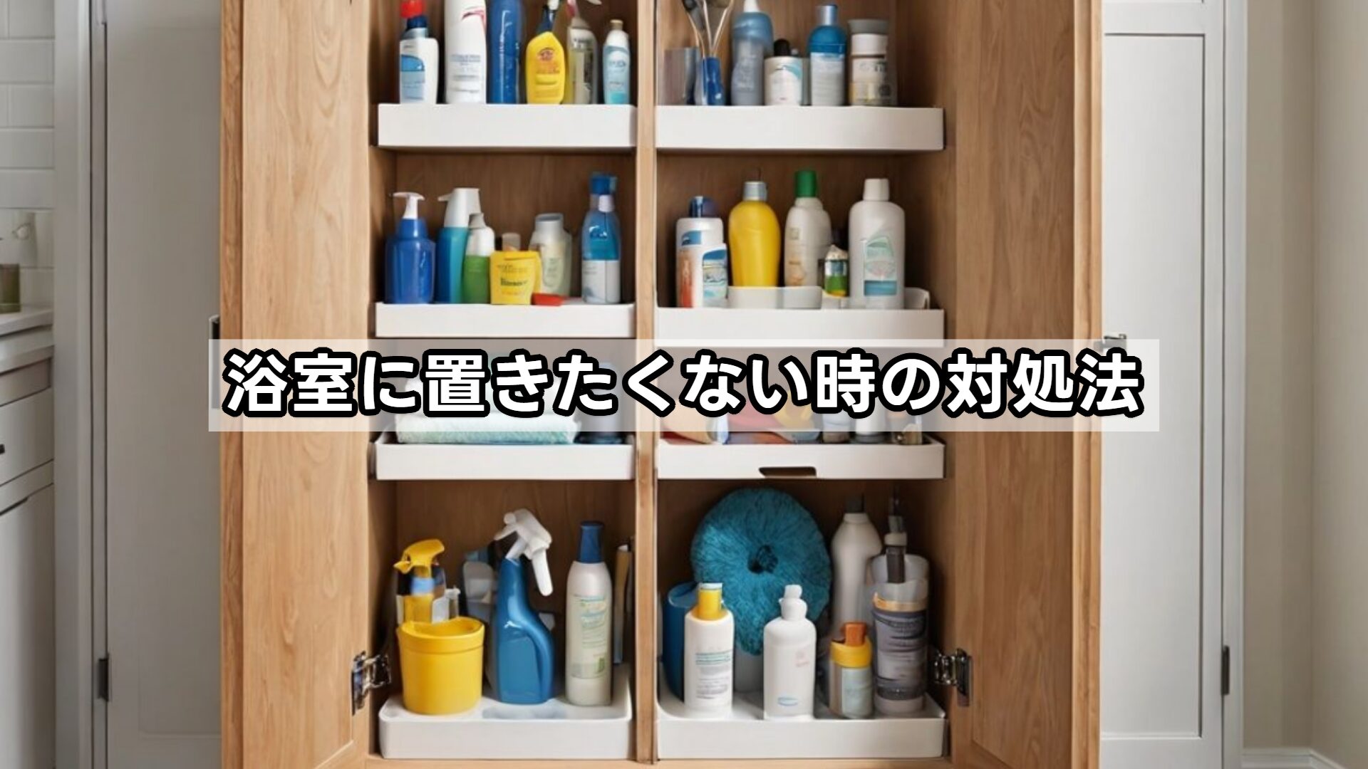 浴室に置きたくない時の対処法