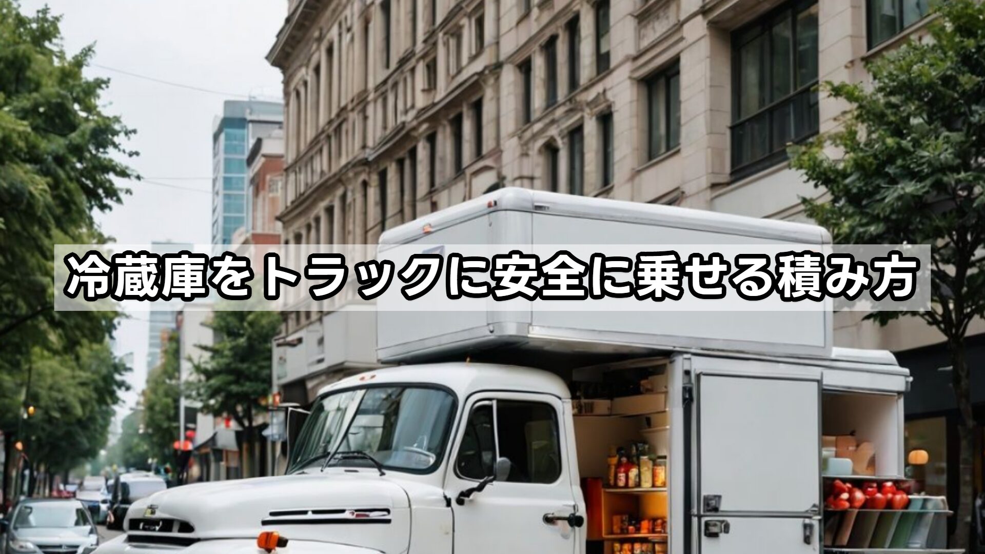 冷蔵庫をトラックに安全に乗せる積み方