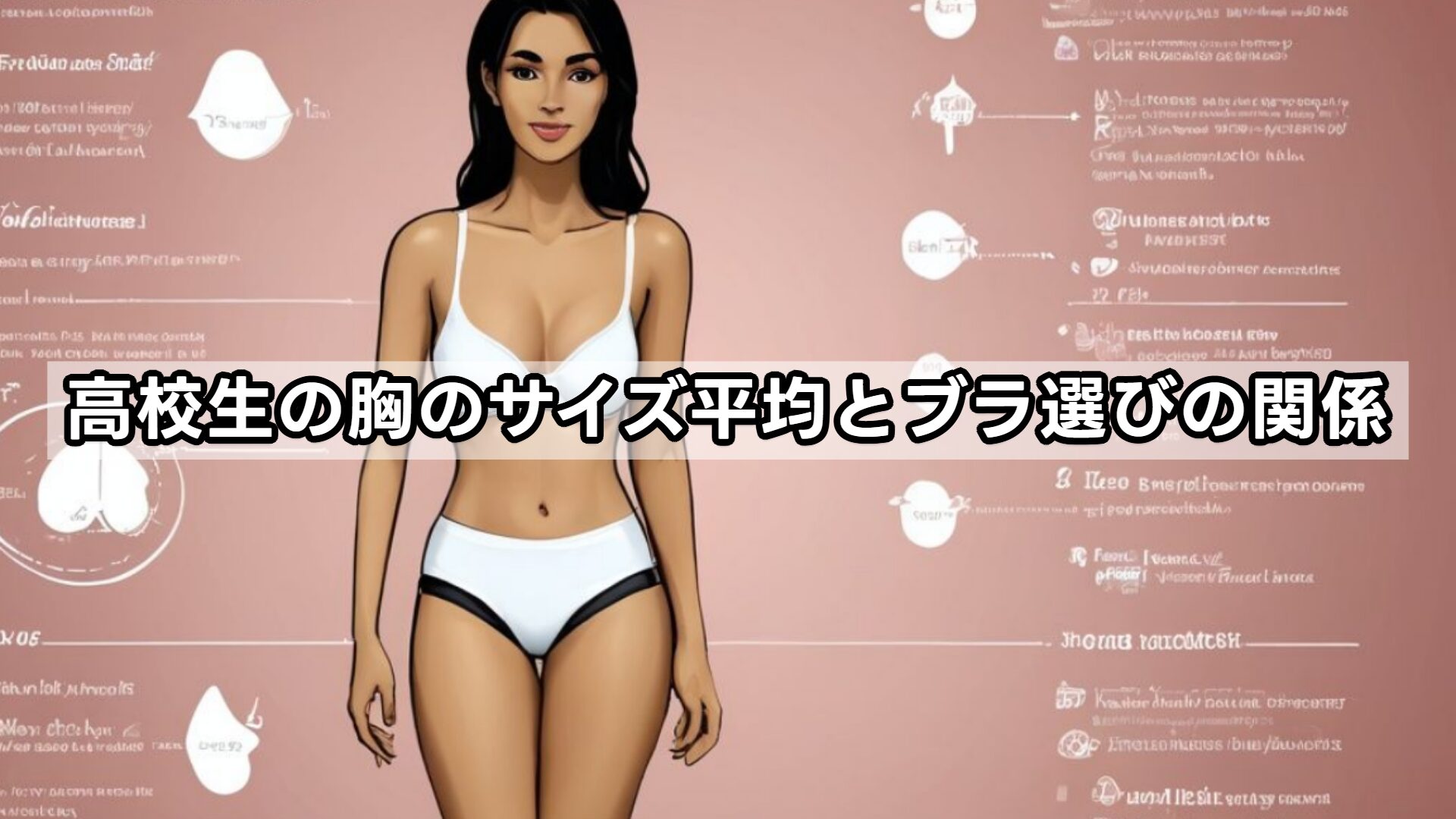 高校生の胸のサイズ平均とブラ選びの関係