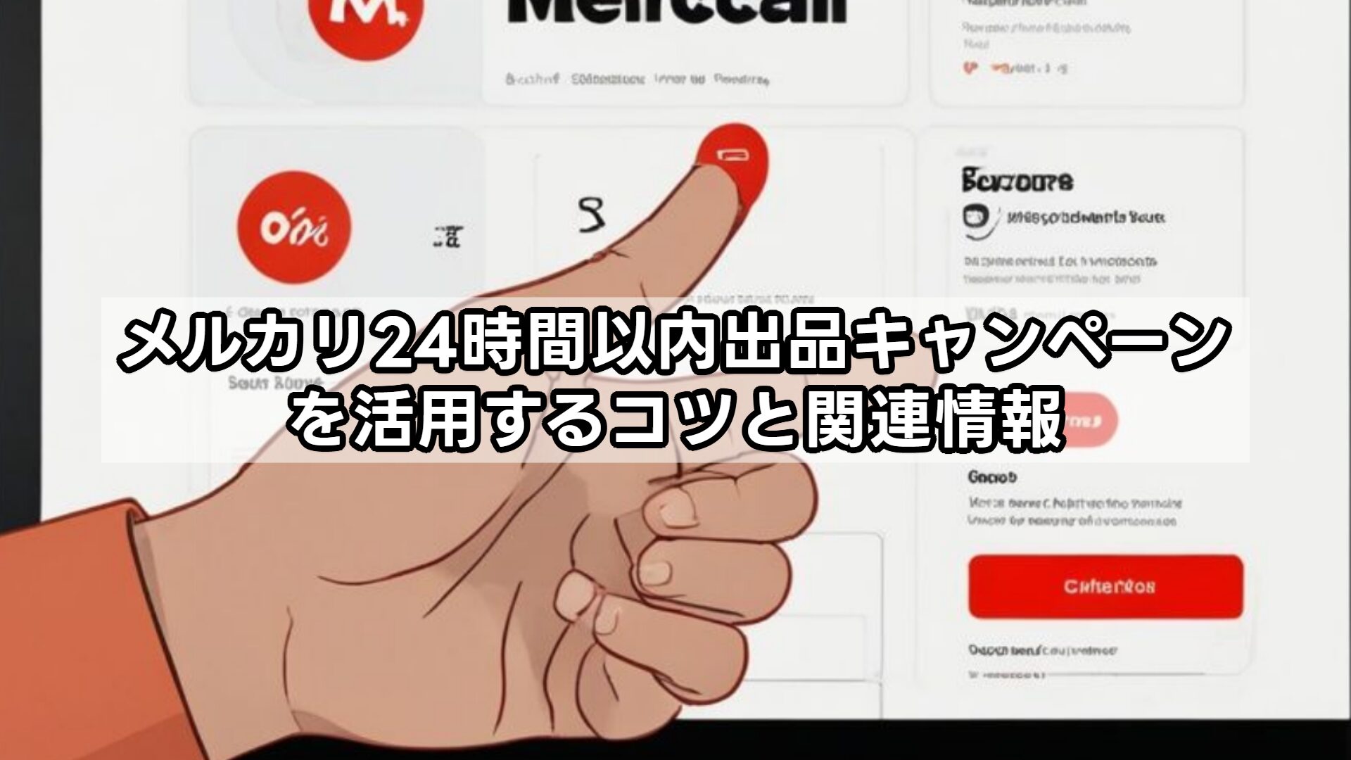 メルカリ24時間以内出品キャンペーンを活用するコツと関連情報