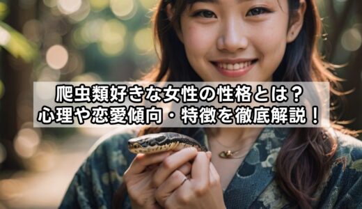 爬虫類好きな女性の性格とは？心理や恋愛傾向・特徴を徹底解説！