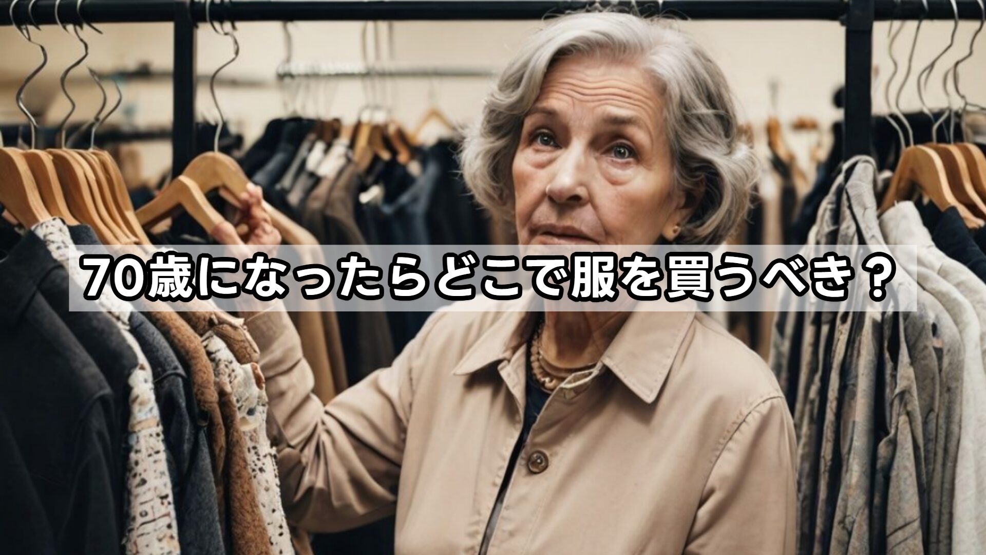 70歳になったらどこで服を買うべき？