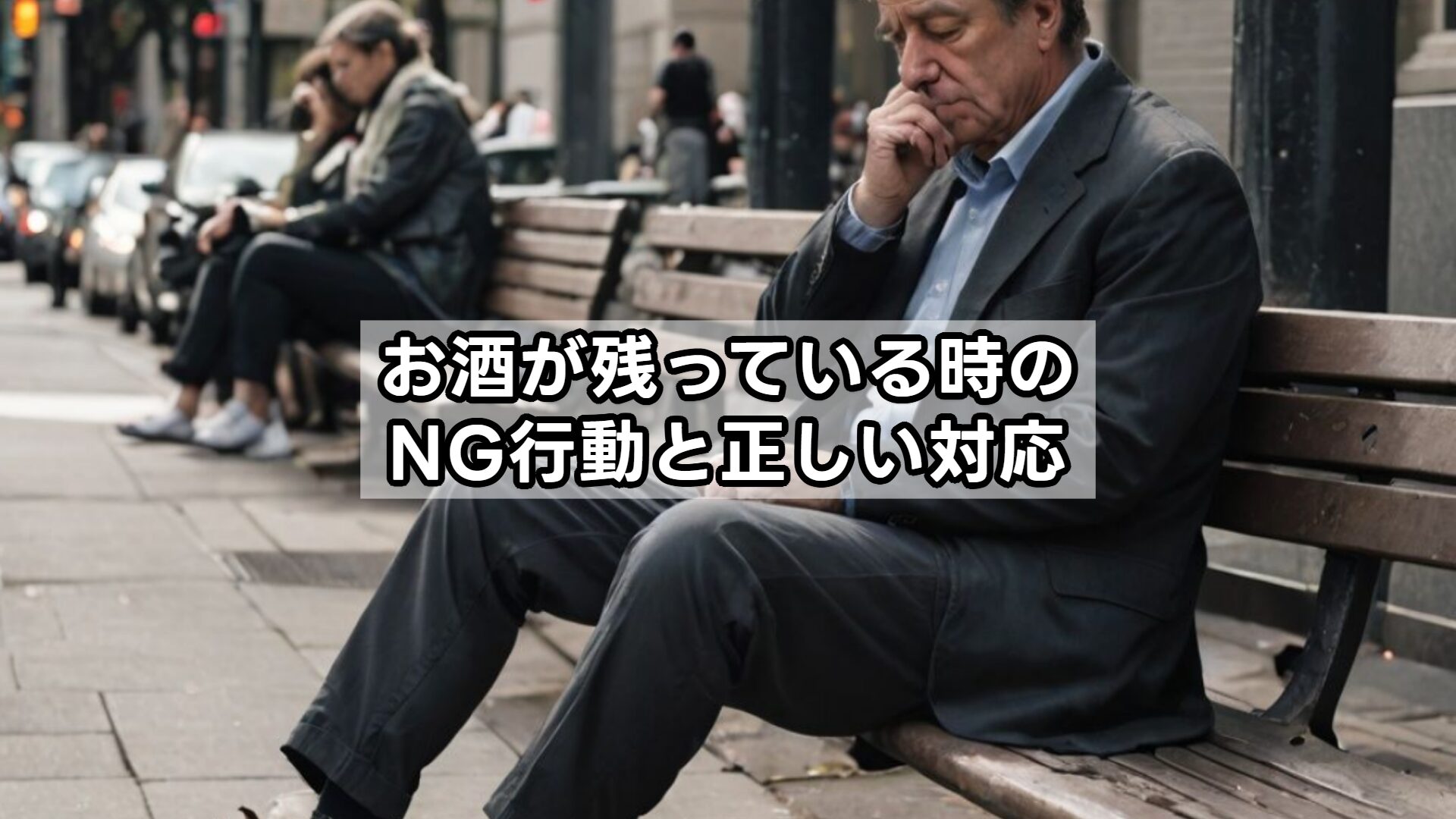 お酒が残っている時のNG行動と正しい対応