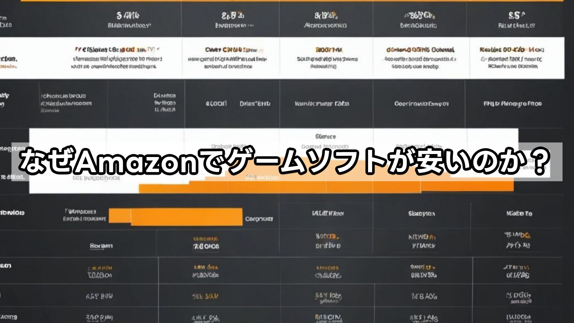なぜAmazonでゲームソフトが安いのか？