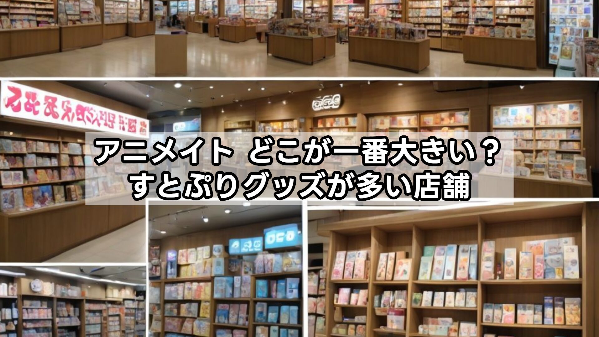 アニメイト どこが一番大きい？すとぷりグッズが多い店舗