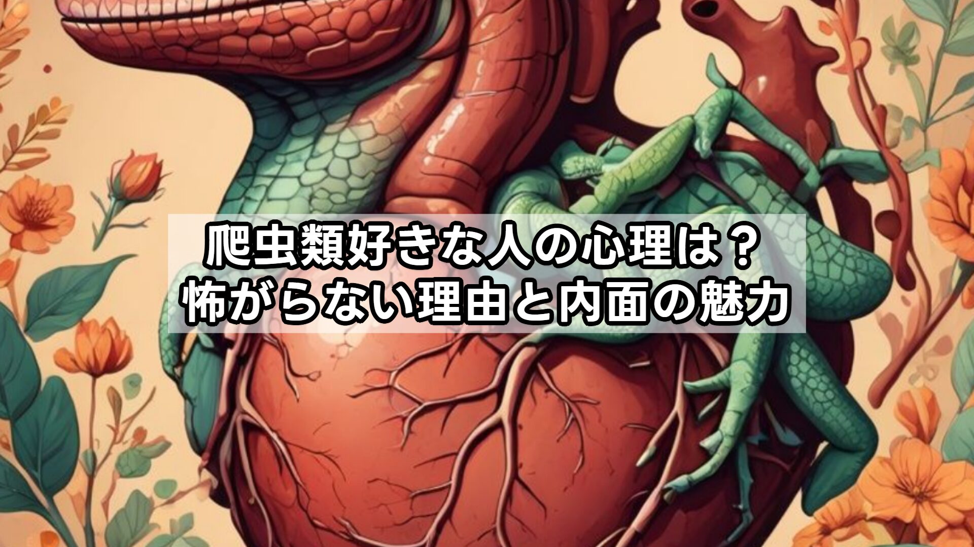 爬虫類好きな人の心理は？怖がらない理由と内面の魅力