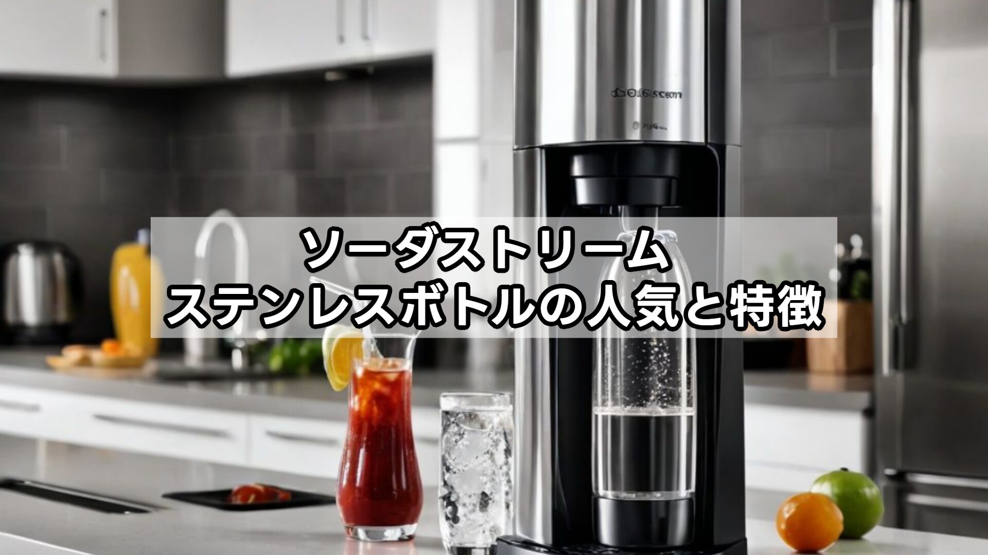 ソーダストリーム ステンレスボトルの人気と特徴