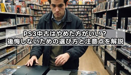 PS3中古はやめた方がいい？後悔しないための選び方と注意点を解説