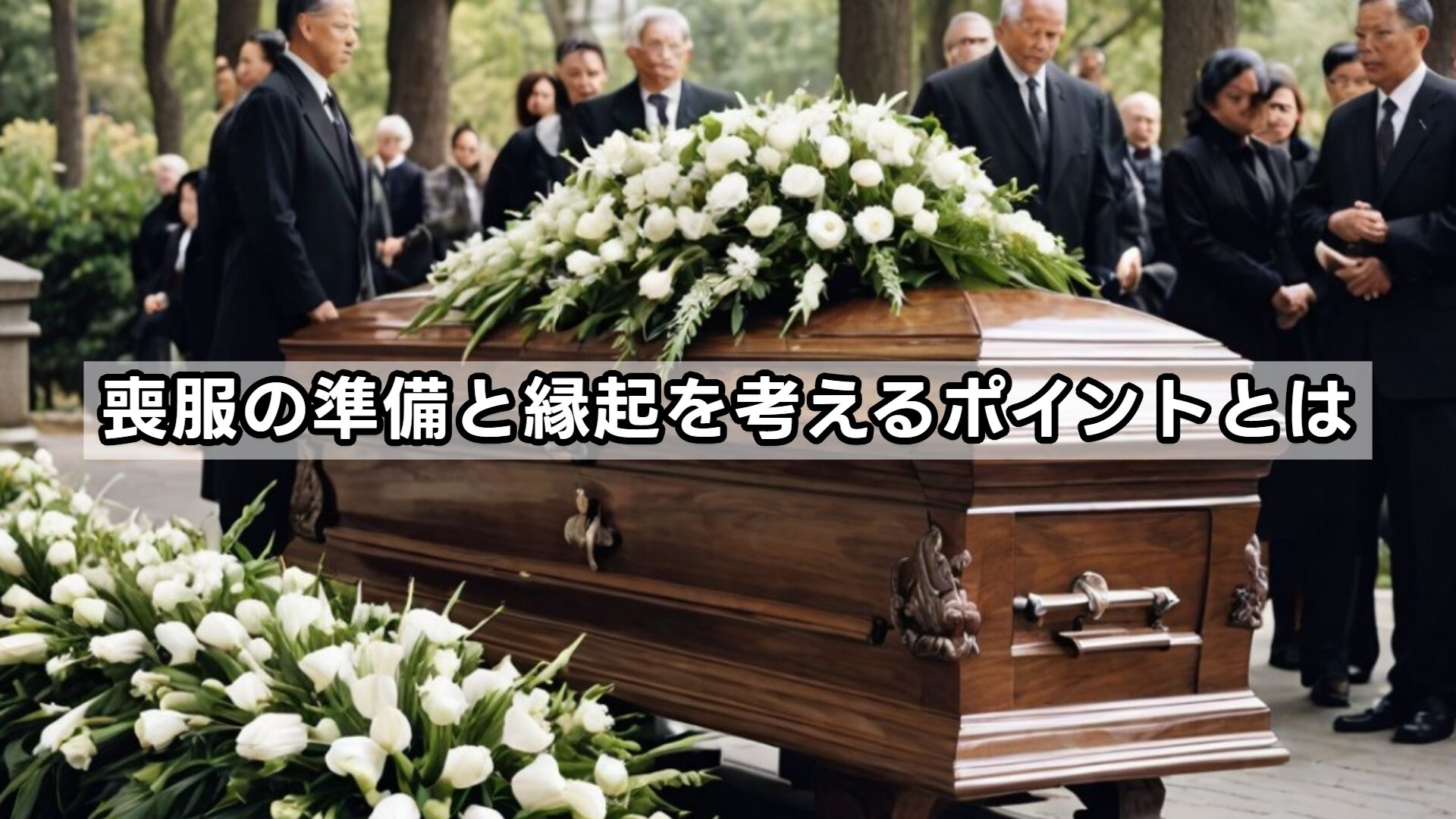喪服の準備と縁起を考えるポイントとは