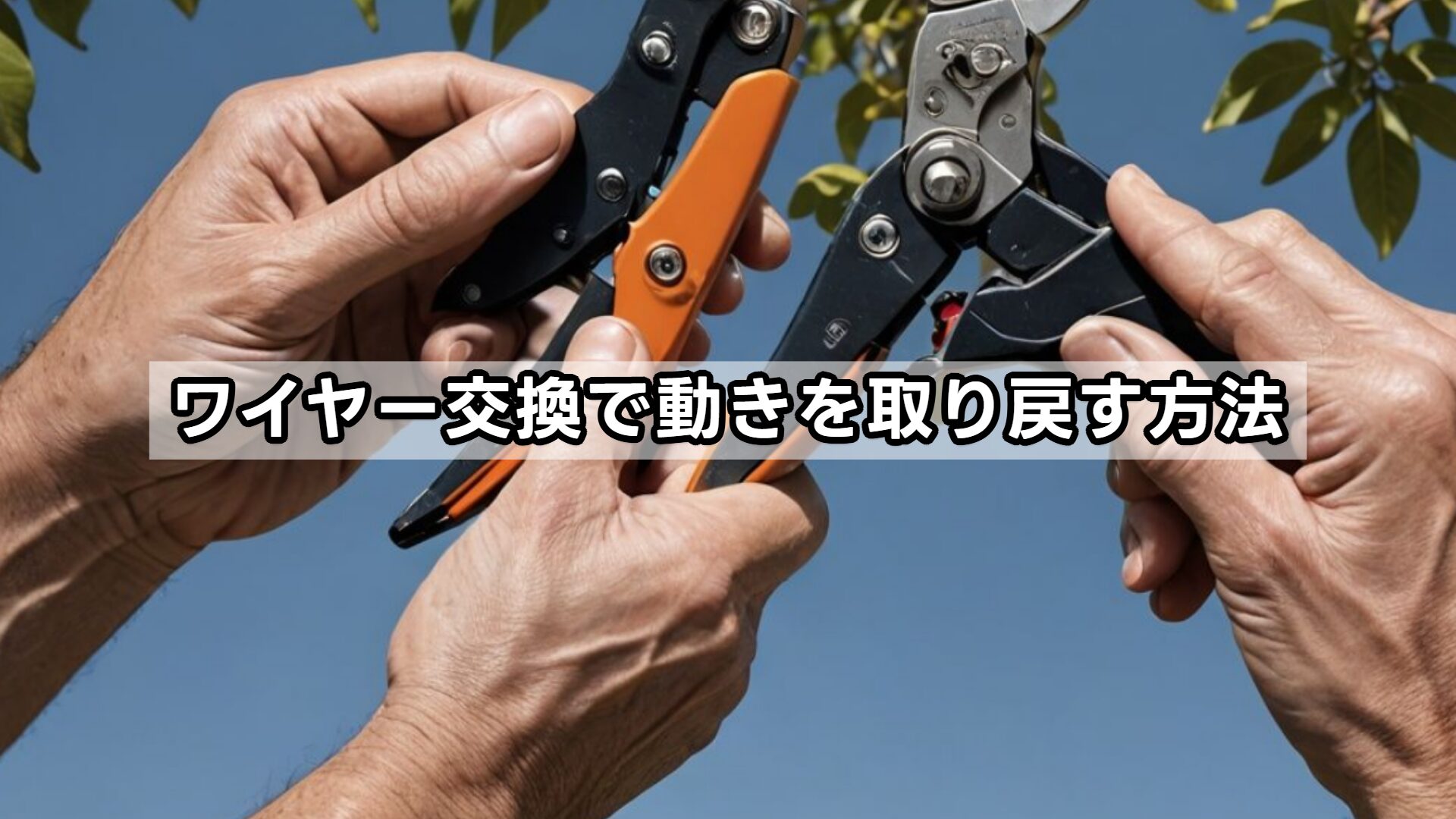 ワイヤー交換で動きを取り戻す方法