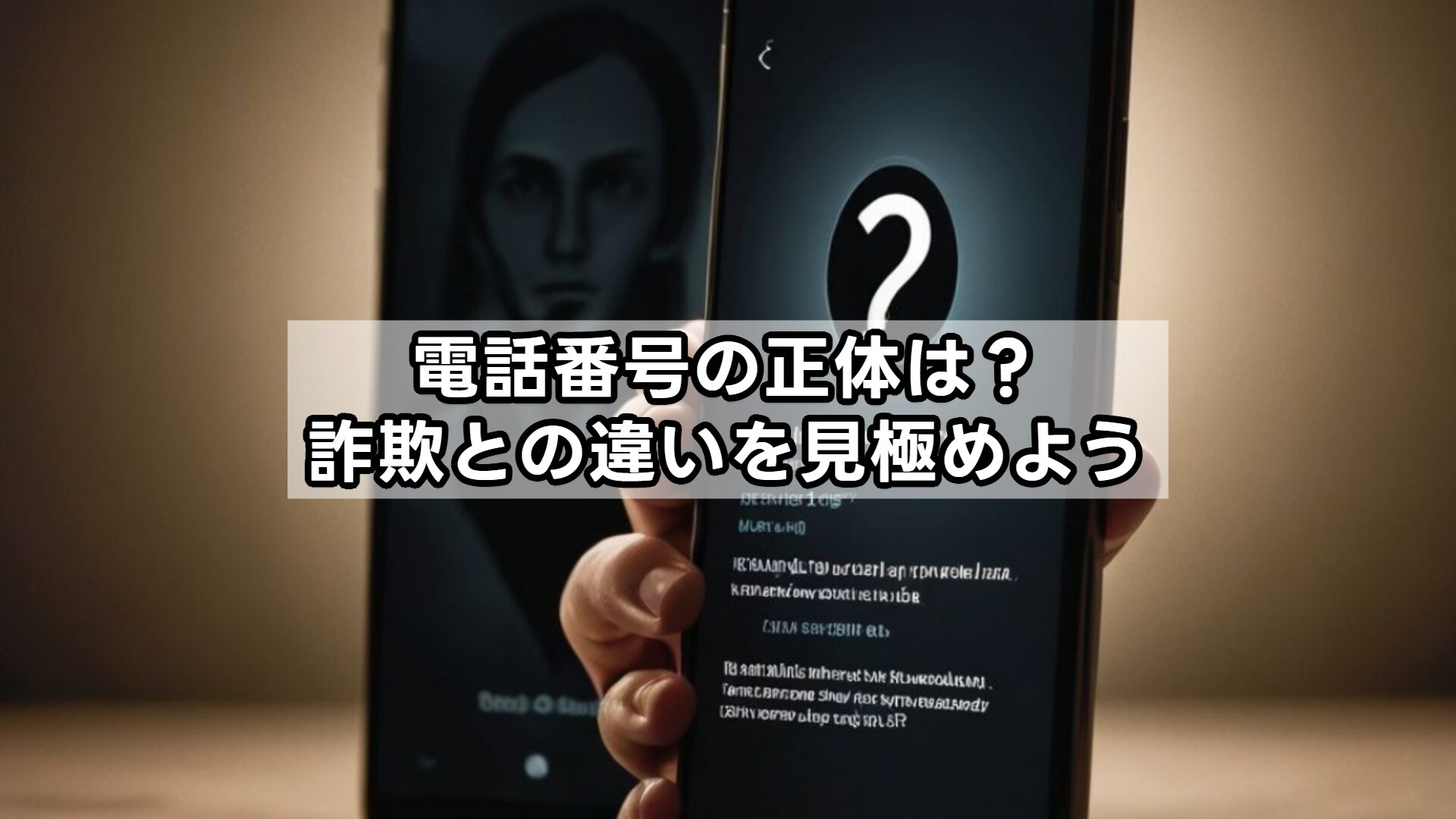 電話番号の正体は？詐欺との違いを見極めよう