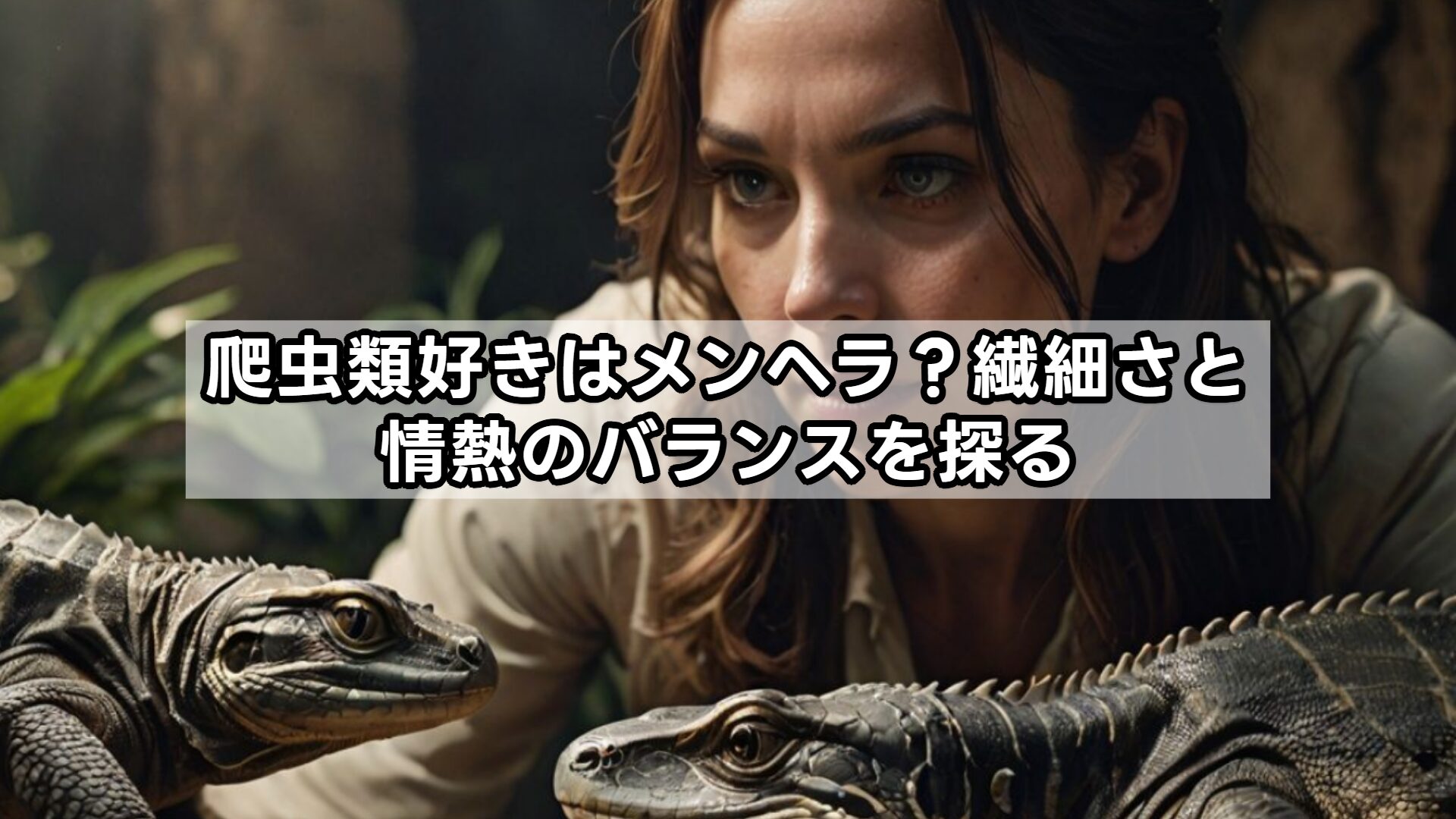 爬虫類好きはメンヘラ？繊細さと情熱のバランスを探る